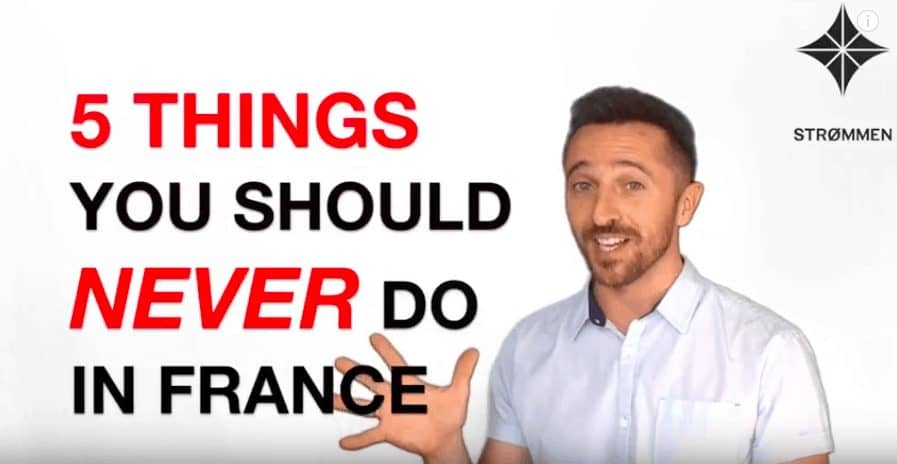 5 thing you should never do in France